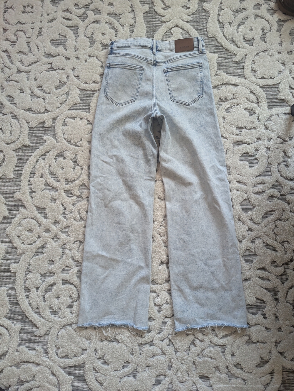 Sz 29 Light Wash Distressed Women's Jeans - Light Blue - Picture 2 of 6